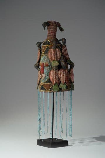 Een kralenbeeld - Yoruba - Nigeria (Zonder minimumprijs)