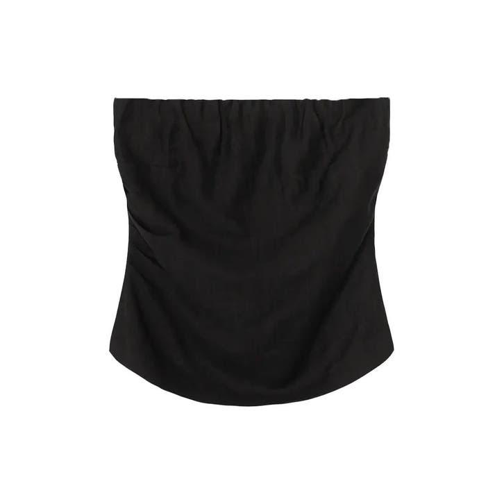 Graumann • zwarte linnen top Kate • XS, Kleding | Dames, Tops, Zwart, Nieuw, Maat 34 (XS) of kleiner, Verzenden