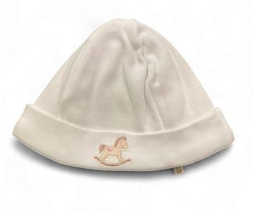 Baby Gi muts paard wit/roze - 56 (1-2 maanden), Ophalen of Verzenden, Nieuw