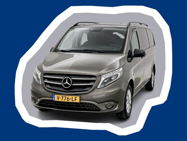Zakelijke Lease |  Mercedes-Benz Vito 114 CDI Lang DC Led Du, Auto's, Bestelauto's, Lease, Overige kleuren, Automaat, Bruin, Mercedes-Benz