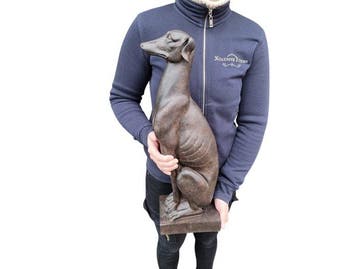 Beeld, XL 55cm Greyhound Dog - 55 cm - Hars - 2026, Antiek en Kunst