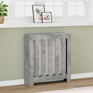 vidaXL Radiatorombouw 78x20x82 cm bewerkt hout betongrijs, Verzenden, Nieuw