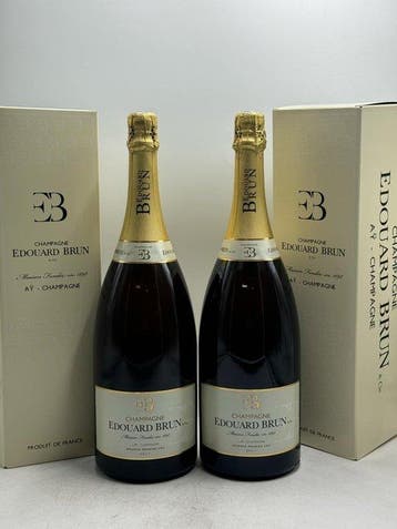 Edouard Brun, Reserve - Champagne 1er Cru - 2 Magnums (1.5L), Nieuw