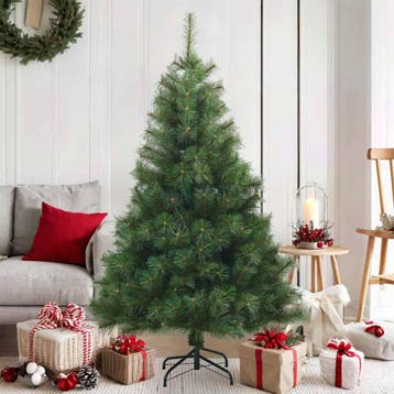 vidaXL Kunstmatige Inklapbare Kerstboom Groen 150 cm PVC,, Diversen, Verzenden, Nieuw
