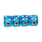 TT-products ventieldoppen Dice Clear Blue dobbelstenen 4, Auto diversen, Ophalen of Verzenden, Nieuw