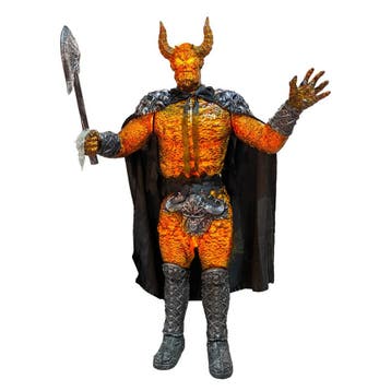 Halloween Decoratie Koning Duivel 210cm Met Licht Geluid En, Verzenden, Nieuw, Overige typen