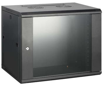 18U wandkast met glazen deur 600x450x905mm, Computers en Software, Ophalen of Verzenden, Nieuw