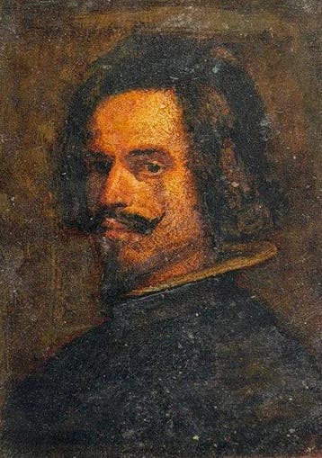 Spaanse school (XIX) - Retrato de Velázquez XIX