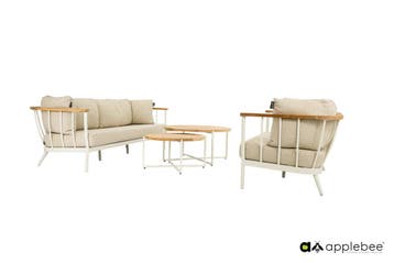 Apple Bee Condor loungeset Oyster 4-delig |, Tuin en Terras, Ophalen of Verzenden, Nieuw