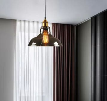 Nieuwe Vintage Glazen Hanglamp – Loft Plafondlamp Woonkamer, Verzenden, Nieuw