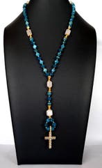 Apatiet & rotskristal – Rozenkrans – Kruis - Kruisbeeld -