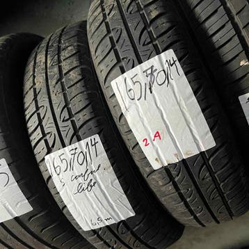 2 x Semperit Comfort Life 165-70-14 Zomerbanden 6,5mm, 14 inch, Gebruikt, Ophalen of Verzenden, Band(en)