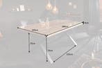 Eettafel BARRACUDA 180 cm met X-poten, naturel, zonder, Ophalen of Verzenden, Nieuw