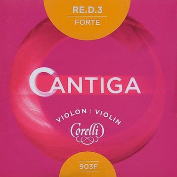 Corelli CO-903-F violin string D-3 4/4, heavy, cantiga, Muziek en Instrumenten, Strijkinstrumenten | Violen en Altviolen, Ophalen of Verzenden
