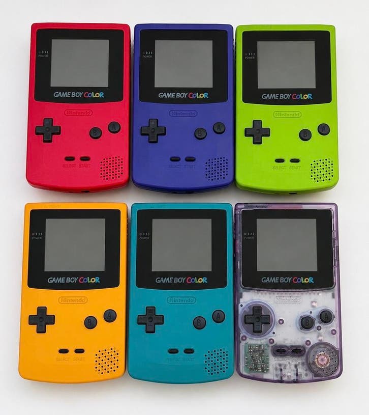 Gameboy Color verschillende kleuren vanaf €72, Spelcomputers en Games, Spelcomputers | Nintendo Game Boy, Gebruikt, Game Boy Color