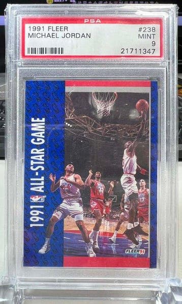 1991 Fleer All-Stars Michael Jordan 238 First edition - 1, Nieuw