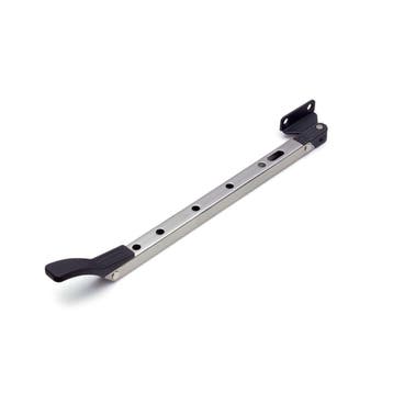 Raamuitzetter verstelbaar 30 cm - RVS finish/zwart, Doe-het-zelf en Verbouw, Verzenden, Nieuw