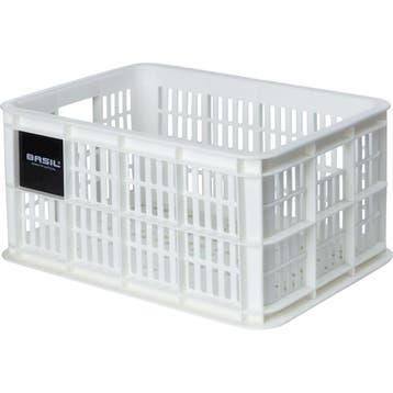 Basil Kunststof Fietskrat Small klein Bright White, Verzenden, Nieuw
