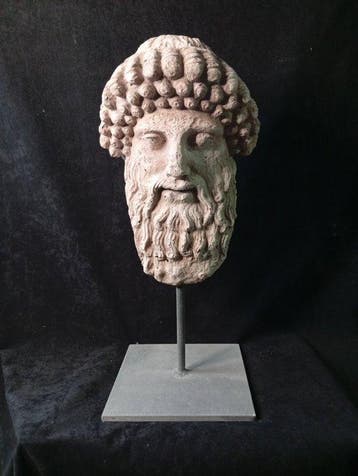 Replica van Fenische kalksteen Hermes Sakkon sculptuur - 50, Verzamelen
