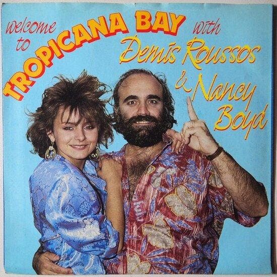 Demis Roussos & Nancy Boyd - Tropicana bay - Single, Cd's en Dvd's, Vinyl Singles, Verzenden