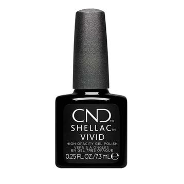CND  Shellac Vivid  Black Tuxedo 7,3 ml, Verzenden, Nieuw