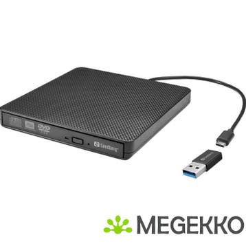 Sandberg USB-C/A DVD Drive, Computers en Software, Verzenden, Nieuw