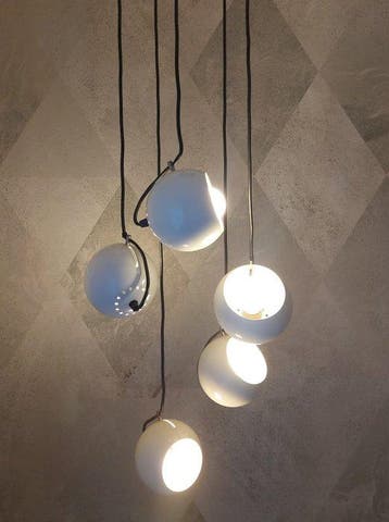 Goffredo Reggiani - Lamp - Aluminium - Kaskadenlamp Italië