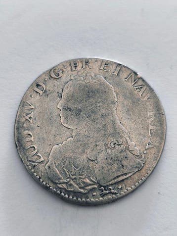 Frankrijk. Louis XV (1715-1774). Ecu 1736-L, Bayonne (Zonder