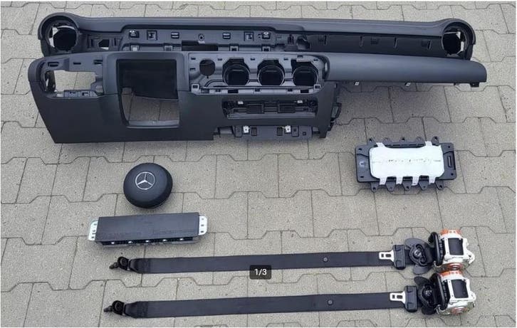 Dashboard +Airbags+Veiligheidsgordels mercedes a klasse w177, Auto-onderdelen, Dashboard en Schakelaars, Gereviseerd, Mercedes-Benz