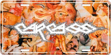 Carcass Reek of Putrefacation - USA Nummerplaat off. merch., Ophalen of Verzenden, Nieuw, Poster, Artwork of Schilderij