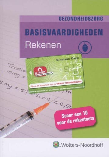 Boek Basisvaardigheden rekenen voor de gezondheidszorg 97890, Verzenden, Zo goed als nieuw