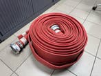 Platte slang 3 (75mm) ~30 meter met Storz koppelingen, Ophalen
