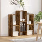 vidaXL Dressoir Gerookt eiken 90 x 30 x 90 cm, Huis en Inrichting, Kasten | Dressoirs, Verzenden, Nieuw, 50 tot 100 cm, 25 tot 50 cm