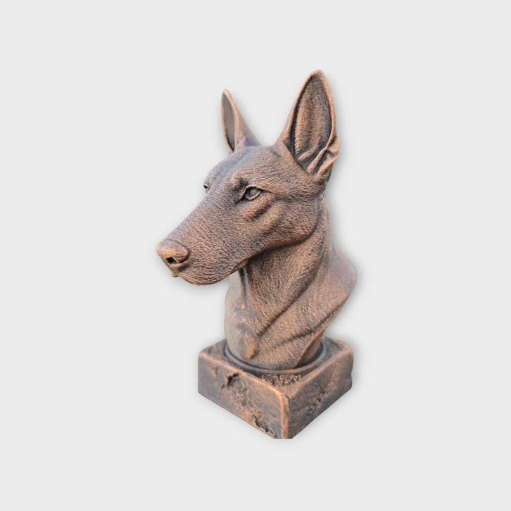 Bust of a dutch shepherd statue - home decor dog lover gift, Verzamelen, Beelden en Beeldjes, Nieuw, Verzenden