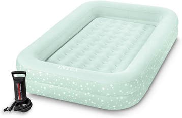 Opblaasbaar kinderbed 168x107cm - Retourdeal, Caravans en Kamperen, Ophalen of Verzenden, Zo goed als nieuw, 1-persoons