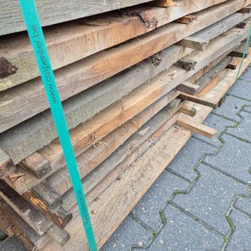 Partij Eiken planken 2000-2100-2300x160x27-30mm Windgedroogd, Ophalen of Verzenden, Nieuw