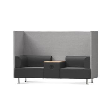 Soft Seating dubbel met tafel - 2 zits Lounge vergaderstoel, Huis en Inrichting, Bureaus, Ophalen of Verzenden, Nieuw