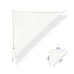 Schaduwdoek 3x3x4,2 driehoek 90 graden Artic White, Tuin en Terras, Schaduwdoeken, Ophalen of Verzenden, Nieuw