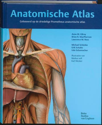 Anatomische Atlas Prometheus eendelige editie 9789031353187, Zo goed als nieuw