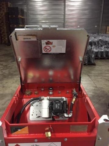 Dieseltank mobiel Fuel Box 950 liter + 12V pomp, Verzenden