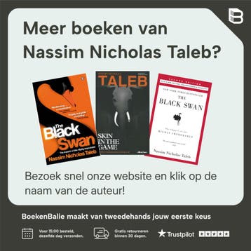 De zwarte zwaan / Incerto 9789057123672, Verzenden, Zo goed als nieuw, Nassim Nicholas Taleb