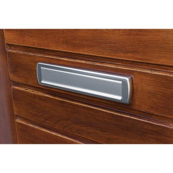 AXA briefplaat Curve Plus - aluminium naturel, Verzenden, Nieuw