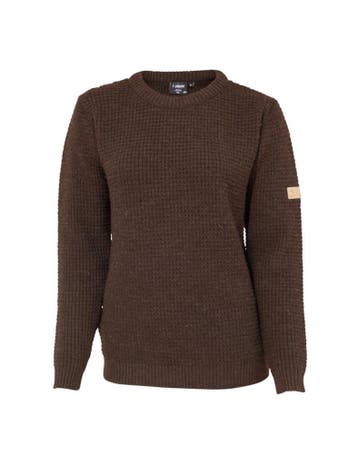 Ivanhoe trui NLS Petal Coffee Bean ronde hals - 100% zuiv..., Kleding | Dames, Ivanhoe of Sweden, Verzenden, Nieuw, Bruin