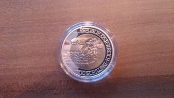 Oostenrijk. 100 Schilling 2001 - Mobilität mit CoA und BOX