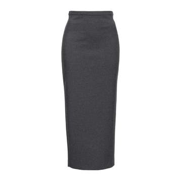 Pinko • grijze midi rok Ombrello • 34 (IT40), Pinko, Verzenden, Nieuw, Maat 34 (XS) of kleiner