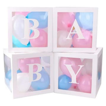 Gender reveal ballonnen set Baby Boy Baby Girl beer 10-delig, Verzenden, Nieuw, Versiering, Geboorte of Huwelijk