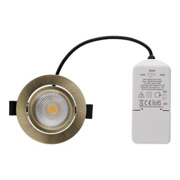 LED Inbouwspot Varda Slim-Fit 4W/6W Brons | Dimbaar | IP6..., Ophalen of Verzenden, Nieuw