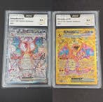 Pokémon - 2 Graded card - Charizard 223/197;228/197 Foil,, Nieuw
