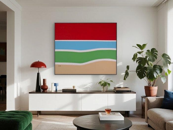 Enzo Affaticati - CALM WAVES. XXL, Antiek en Kunst, Kunst | Designobjecten