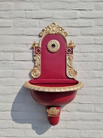 Wanddecoratie - Europa - Wall fountain flower pot